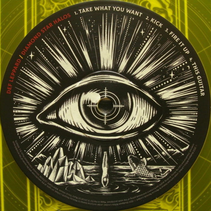 Def Leppard - Diamond Star Halos (Yellow / Red) [6]