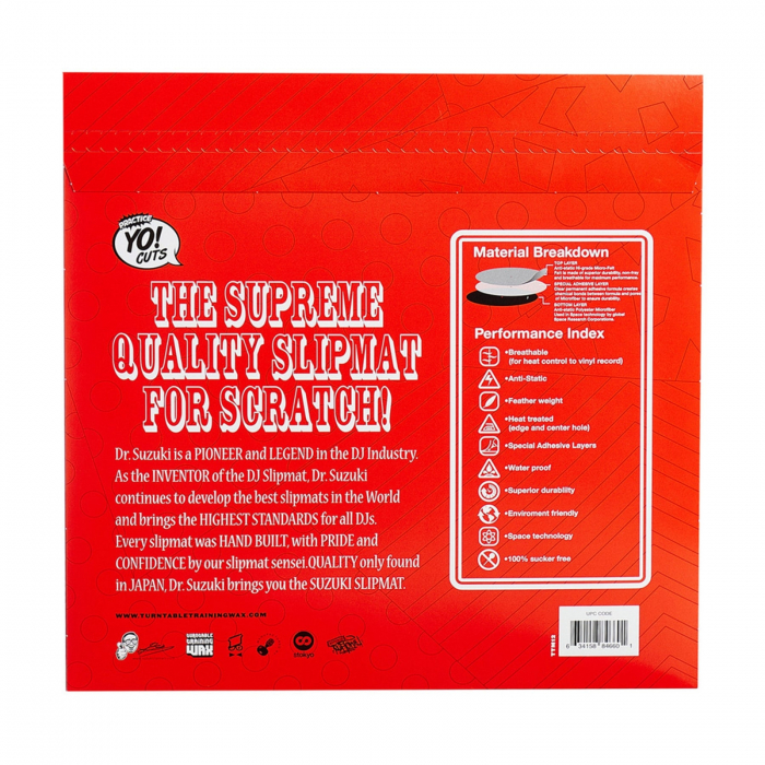 Dr Suzuki 12 inch slipmats w/ slipsheets - Grey (TTW edition) [4]