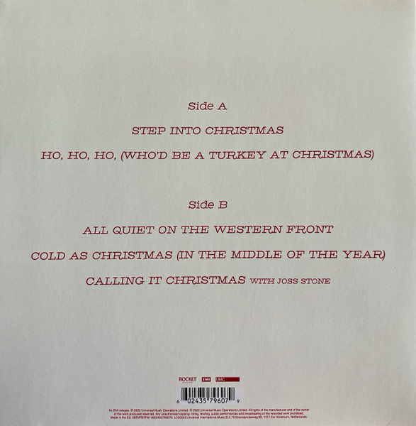 Elton John - Step Into Christmas / Ho, Ho, Ho (Who’d Be A Turkey At Christmas) (Red) [2]