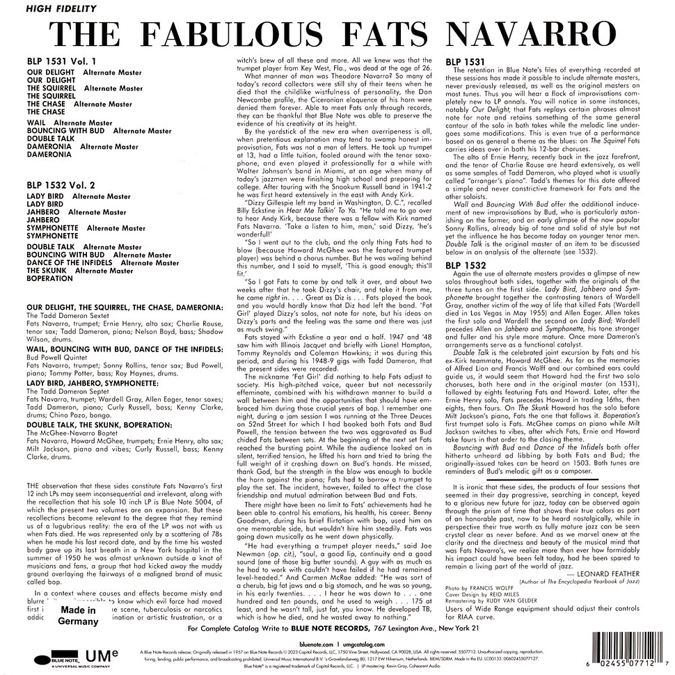 Fats Navarro - The Fabulous Fats Navarro Volume 1 [2]