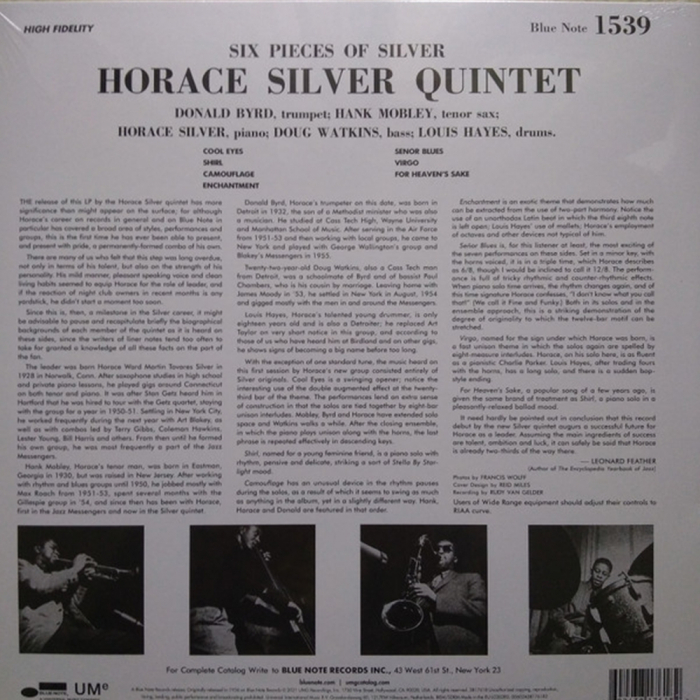 Horace Silver Quintet - 6 Pieces Of Silver [2]