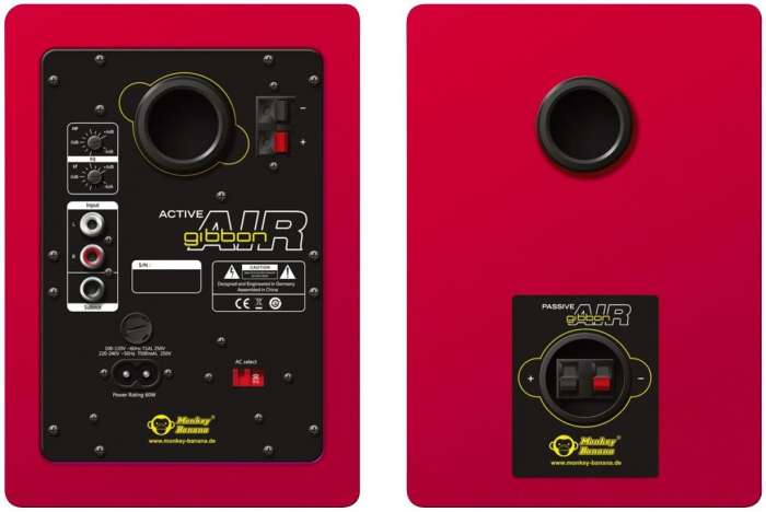Monkey Banana Gibbon Air Bluetooth Red (pereche) [4]