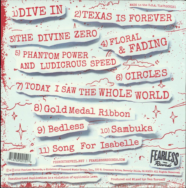 Pierce The Veil - Misadventures (White) [2]