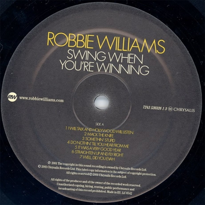 Robbie Williams - Swing When You're Winning [4]