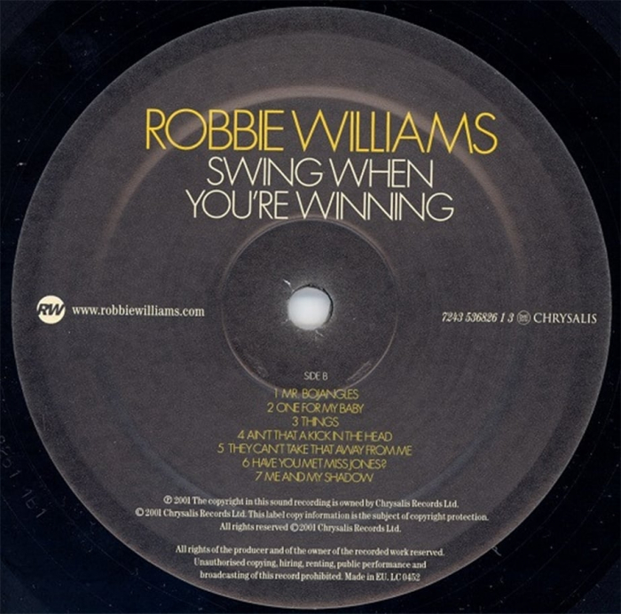 Robbie Williams - Swing When You're Winning [3]