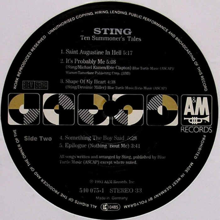 Sting - Ten Summoner's Tales [4]