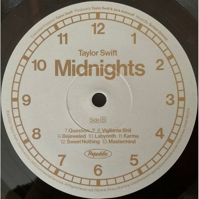 Taylor Swift - Midnights (Mahogany Marbled) [7]