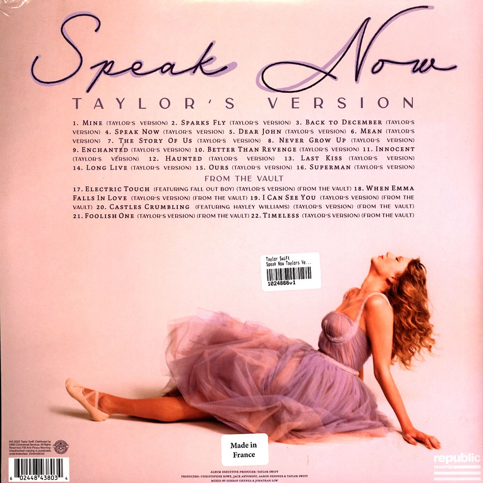 Taylor Swift - Speak Now (Taylor's Version) [2]