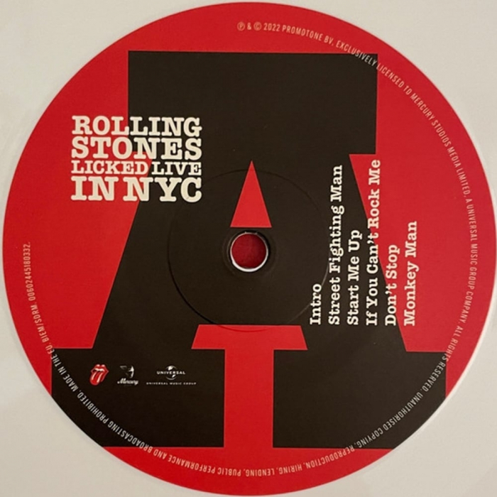 THE ROLLING STONES - Licked Live In NYC (White Vinyl) [3]