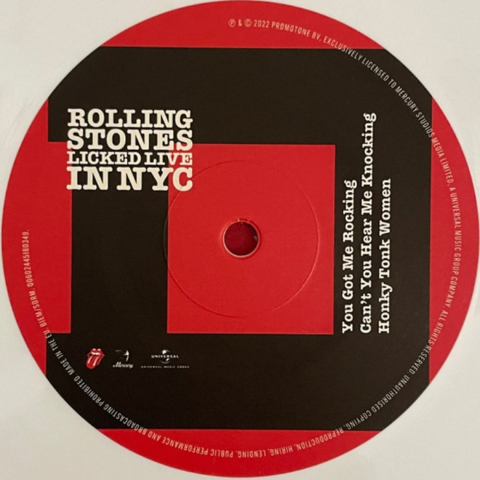 THE ROLLING STONES - Licked Live In NYC (White Vinyl) [6]