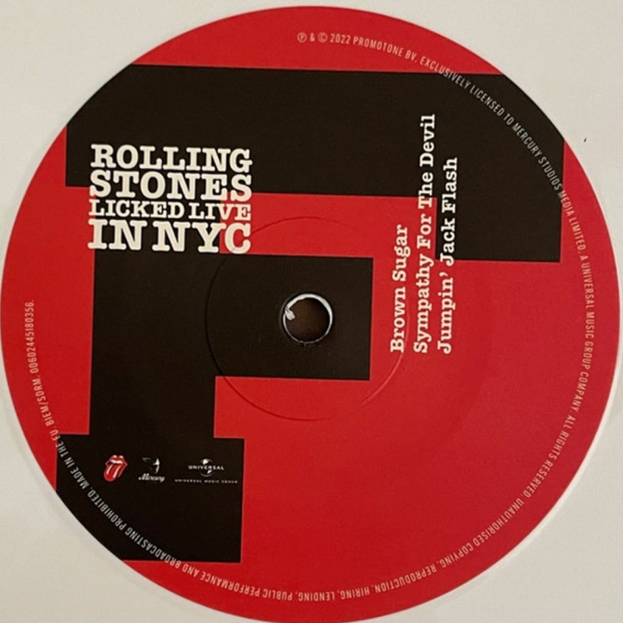 THE ROLLING STONES - Licked Live In NYC (White Vinyl) [8]