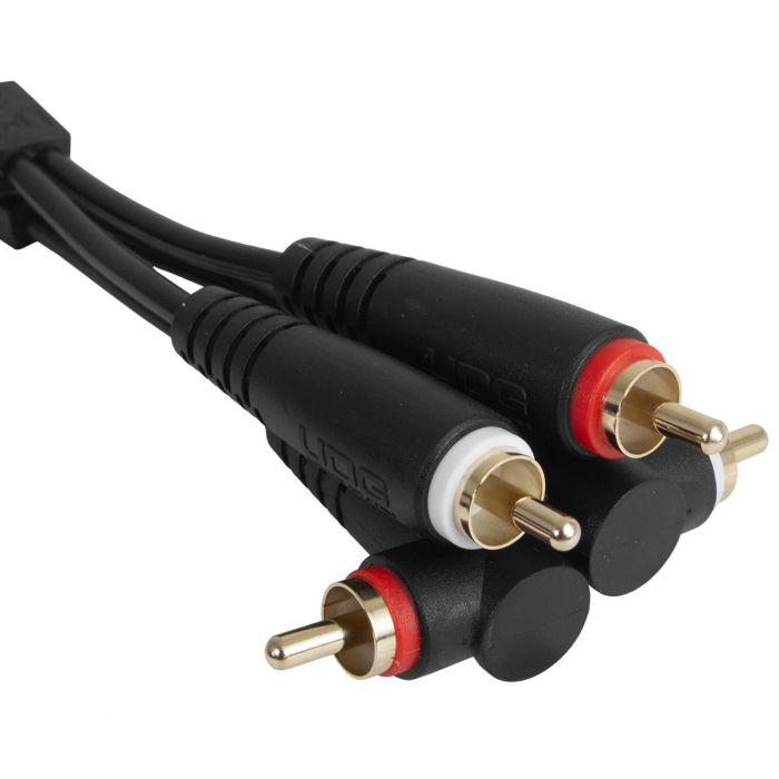 UDG Ultimate Set RCA Straight - RCA Angled 3m - Black [2]