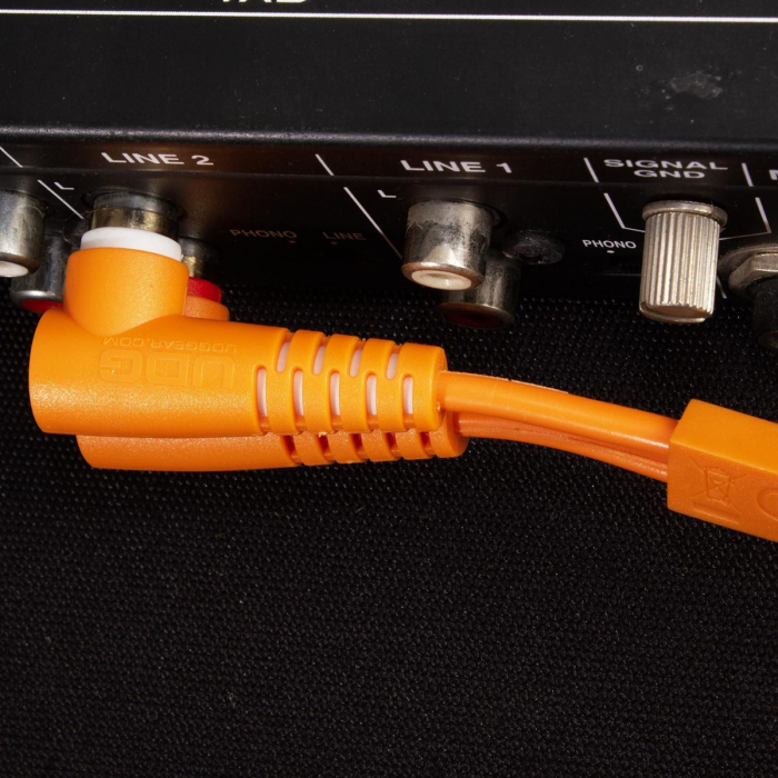 UDG Ultimate Set RCA Straight - RCA Angled 3m - Orange [4]