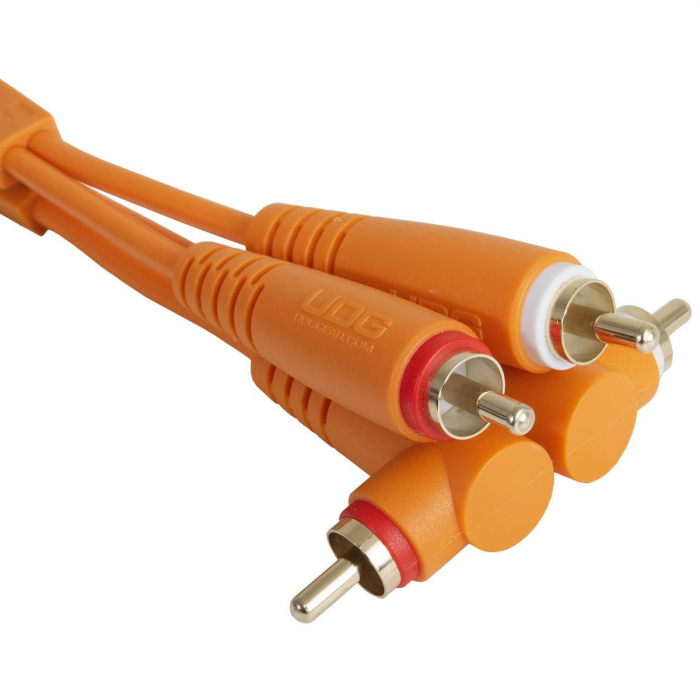 UDG Ultimate Set RCA Straight - RCA Angled 3m - Orange [2]