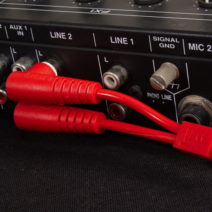 UDG Ultimate Set RCA Straight - RCA Angled 3m - Red [5]