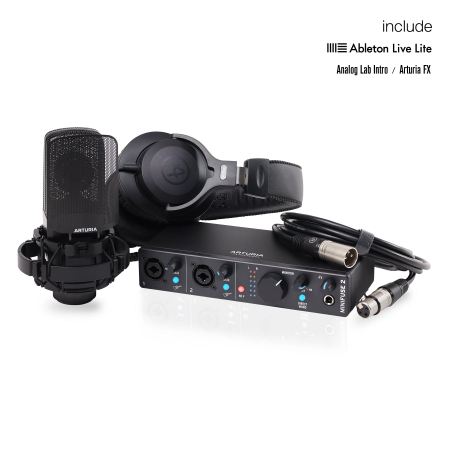 Interfete Audio USB - Arturia MiniFuse Recording Pack Black