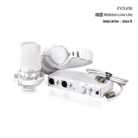Interfete Audio - Arturia MiniFuse Recording Pack White