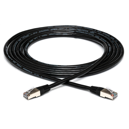 Cabluri - Hosa CAT-605BK - Cablu Ethernet Cat 6, 8P8C la Same -1.5m, Negru