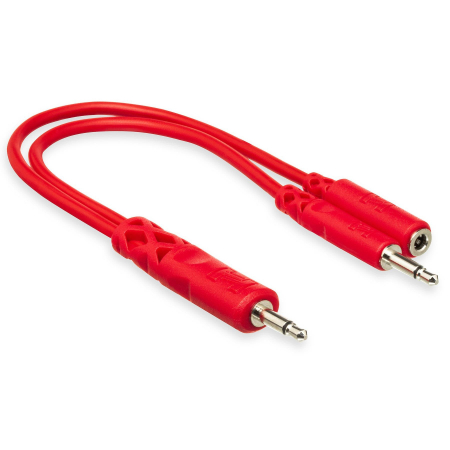 Cabluri - Hosa CMM 515Y - Hopscotch Cabluri Patch, Jack 3.5 mm - 0.15m