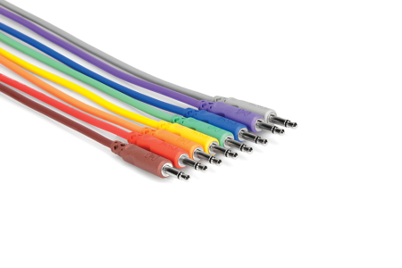Cabluri Jack - Jack - Hosa CMM 830 - Set 8 Cabluri Jack 3.5mm Tata la Jack 3.5mm Tata Mono - 0.3m