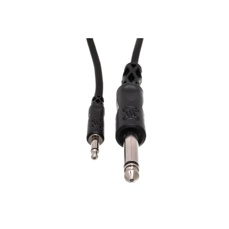 Cabluri Jack - Jack - Hosa CMP-310 - Cablu Jack 3.5mm Tata Mono la Jack 6.35mm Tata Mono - 3m, Negru