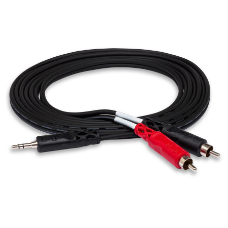 Cabluri RCA - Jack - Hosa CMR 215 - Cablu Stereo Breakout, Jack 3.5mm Tata Stereo la 2 x RCA Tata - 4.5m