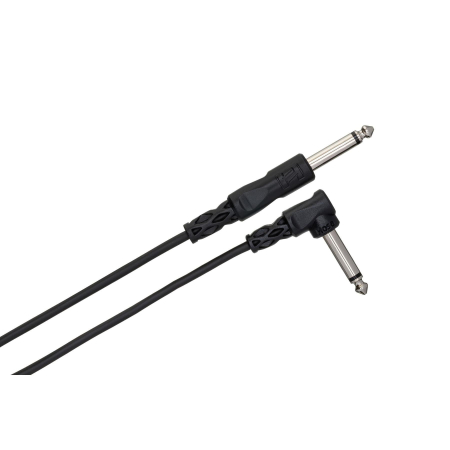 Cabluri - Hosa CPP-105R - Cablu Jack 6.35mm Tata Mono la Jack 6.35mm Tata Mono 90 grade - 1.5m, Negru