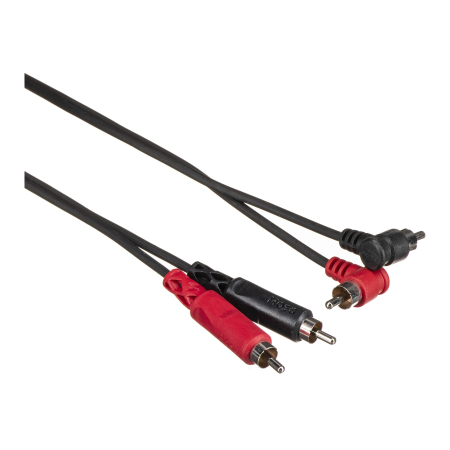 Cabluri - Hosa CRA 201R - Set Cabluri RCA Tata 90 grade la RCA Tata - 1m