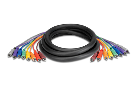 Cabluri - Hosa CRA 802 - Cablu Multicore 8 x RCA Tata la 8 x RCA Tata - 2m