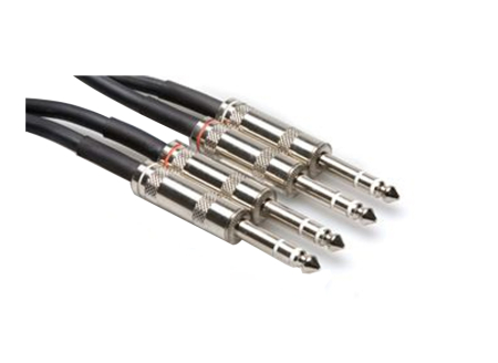 Cabluri Jack - Jack - Hosa CSS 405 - Set 2 Cabluri Balansat Jack 6.35mm Tata Stereo la Jack 6.35mm Tata Stereo - 1.5m