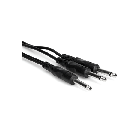 Cabluri - Hosa CYP 103 - Cablu Jack 6.35mm Tata Mono la 2 x Jack 6.35mm Tata Mono - 0.9m