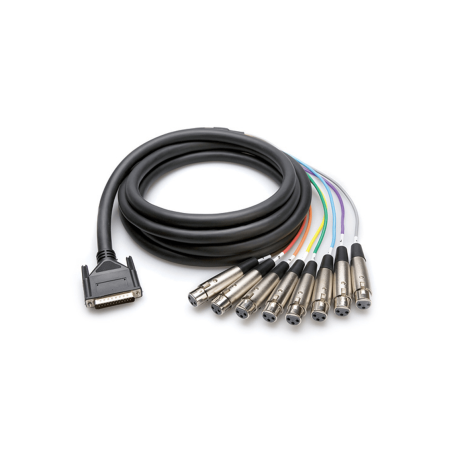 Cabluri - Hosa DTF 803 - Cablu Multicore 1 x DB25 la 8 x XLR Mama - 3m