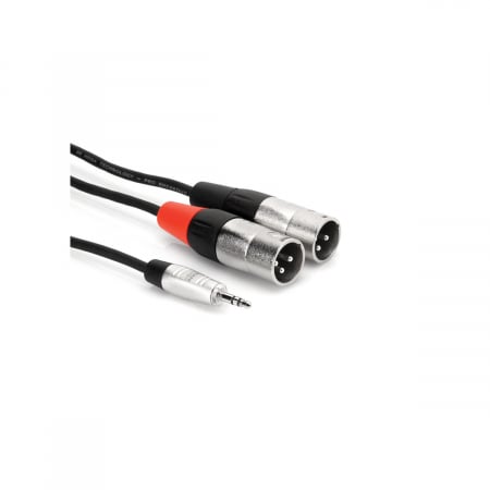 Cabluri - Hosa HMX 003Y - Cablu Jack 3.5mm Tata Mono la 2 x XLR Tata - 0.9m