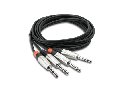 Cabluri Jack - Jack - Hosa HSS 020x2 - Set 2 Cabluri Jack 6.35mm Tata Stereo la Jack 6.35mm Tata Stereo - 6m