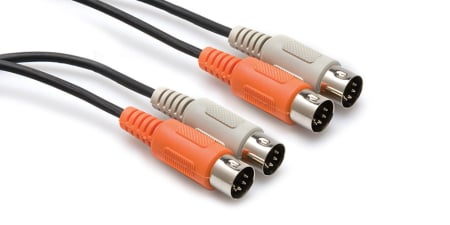 Cabluri - Hosa MID 202 - Set 2 Cabluri MIDI Din 5 pini - 2m