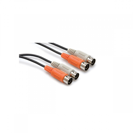 Cabluri - Hosa MID 204 - Set 2 Cabluri MIDI Din 5 pini - 4m