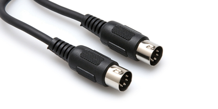 Cabluri MIDI - Hosa MID 303 Black - Cablu MIDI Din 5 pini - 0.9m