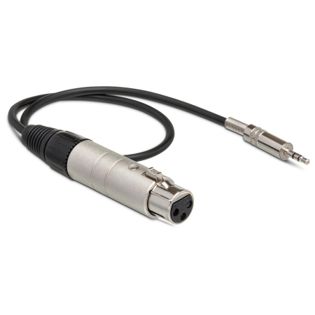 Adaptoare - Hosa MIT-156 - Transformator de Impedanta, Jack 3.5mm Tata Mono la XLR Mama