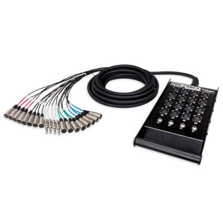 Cabluri - Hosa SH-16X4-25 - Stage Snake 16 x XLR, 4 x Jack 6.35mm - 7.6m