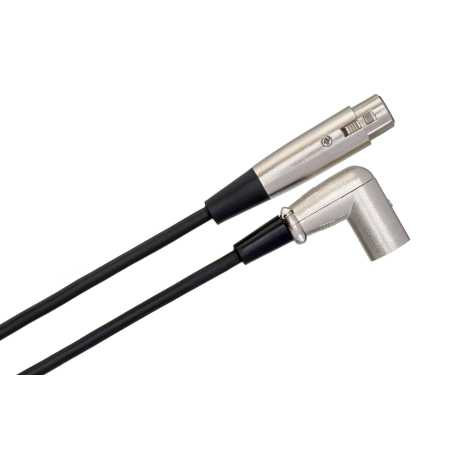 Cabluri - Hosa XRR-103 - Cablu Interconectare XLR Tata 90 grade la XLR Mama - 0.9m