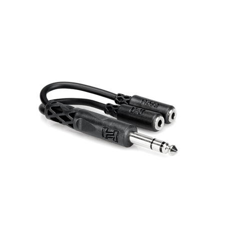 Adaptoare - Hosa YMP 234 - Splitter Audio - Jack 6.35mm Tata Stereo la 2 x Jack 3.5mm Mama Stereo