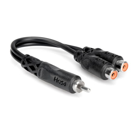 Adaptoare - Hosa YRA 104 - Splitter audio - RCA tata la 2 x RCA mama