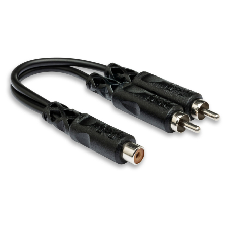 Adaptoare - Hosa YRA 105 - Splitter audio - RCA mama la 2 x RCA tata