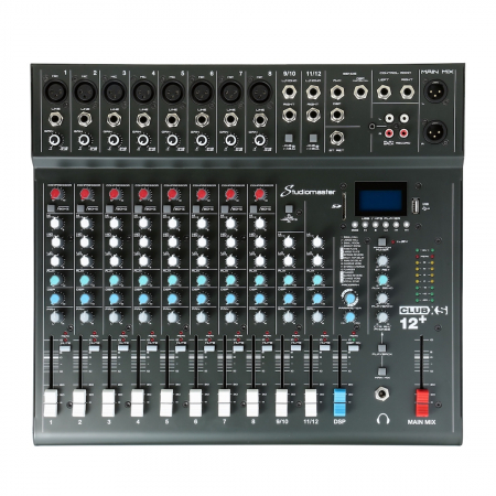 Mixere - Studiomaster CLUB XS12+ Mixer analog