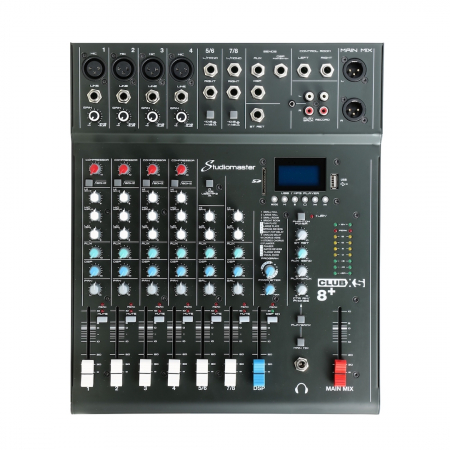 Mixere - Studiomaster CLUB XS8+ Mixer analog