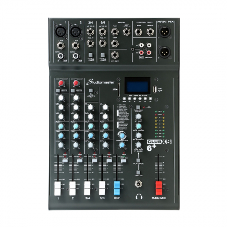 Mixere - Studiomaster CLUB XS6+ Mixer analog