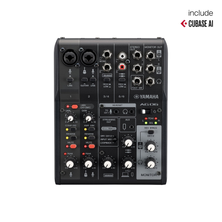 Mixere Analog - Yamaha AG06 MK2 Black