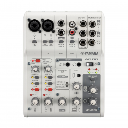 Mixere Analog - Yamaha AG06 MK2 White