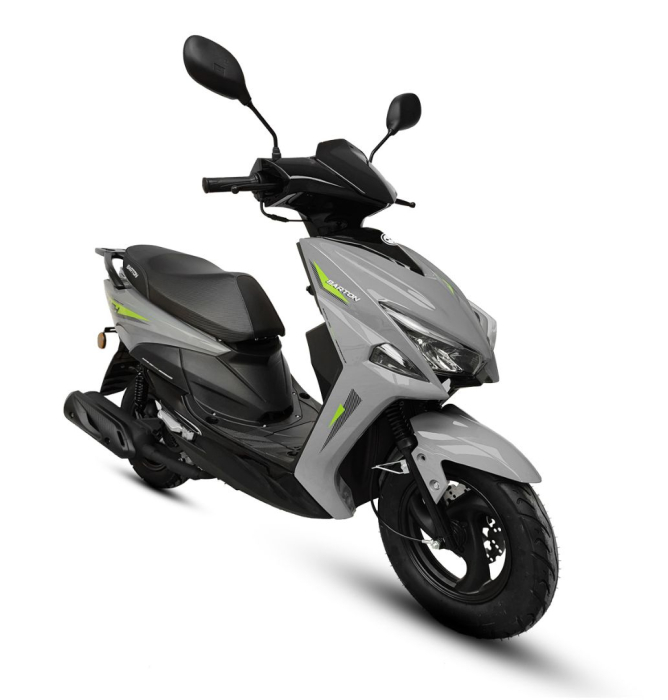Scuter Barton Flash 50cc, 25km/h , culoare gri, fara permis [2]