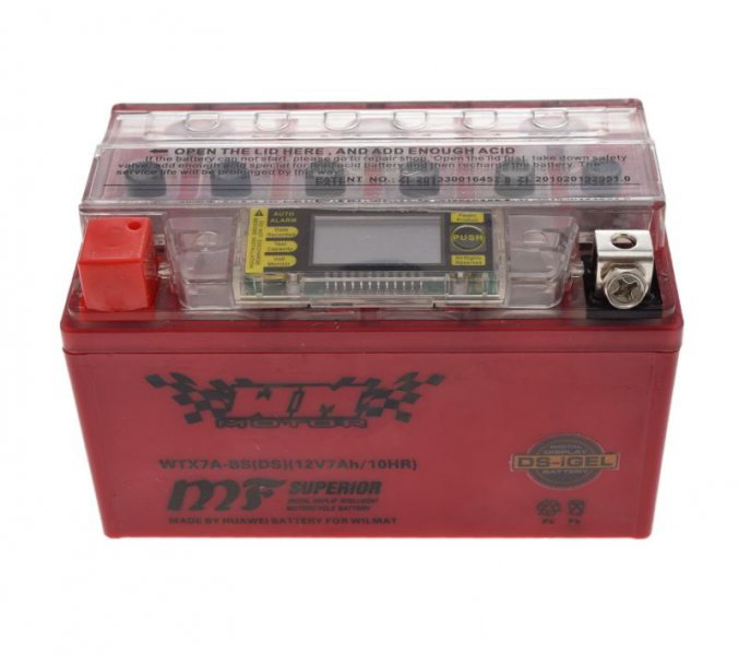 Acumulator moto, YTX7A-BS (iGEL), 12 volt [4]